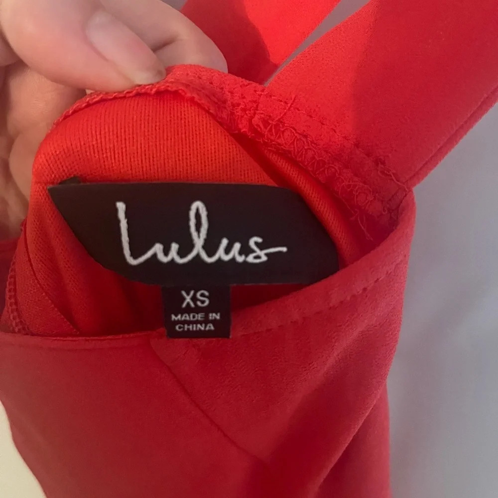 Lulus Forevermore Coral Skater Dress - Picture 7 of 7